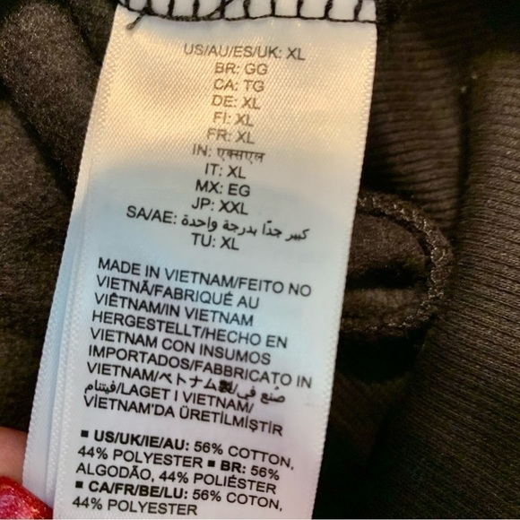 NWT Zip-Up Sweatshirt XL Black Amazon Essentials Long-Sleeve Side Pockets Cotton - Picture 13 of 16